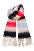 Portobello Scarf | Red/Ice Blue Mix | Tørklæde fra Black Colour – nedsat
