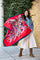 Talula Satin Scarf | Red | Tørklæde fra Black Colour