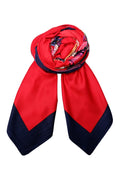 Talula Satin Scarf | Red | Tørklæde fra Black Colour
