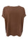 Zelda Vintage Tee | Mocca | Bluse fra Black Colour