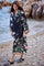 Zennia Flower Dress | Schwarze Blume | Kleider von Black Colour