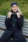 Zinnia Winter Scarf | Dk. Grey Melange | Tørklæde fra Black Colour