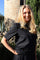 Bobo Ss Bow Shirt | Black | Skjorte fra Liberté