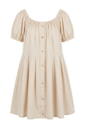 Bardot Short Dress | Beige