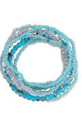 Bohemian Pearl Bracelets | Aqua | Armbånd fra Birdsong – nedsat