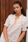 Rosalie Stickerei Rose Bluse | Rosa | Bluse von Neo Noir