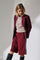 Amira Crease Bermuda 31459 | Burgund | Hose von Co'couture
