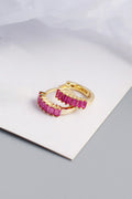 Aimi Earrings | Forgyldt/Pink | Ørering fra Birdsong