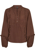 Camilla Blouse 2906 | Brown | Bluse fra Prepair – nedsat