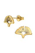 Ginkgo Biloba Tree Ear Studs GD | Øreringe fra Birdsong