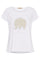 Marie T-shirt | White Love Elephant | T-shirt fra Marta du Chateau