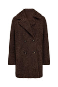 Addy FF Teddy Coat | Brun | Frakke fra French Laundry – nedsat