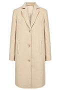 Theo Wool Coat | Sand | Frakke fra French Laundry – nedsat