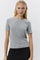 Natalia | Grau Meliert | T-Shirt von Sofie Schnoor