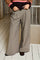 Davina Art Wideleg Pant | Brown | Bukser fra Black Colour
