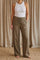 Macy Linen Trousers | Kaki | Bukser fra Atelier C