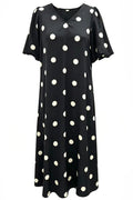 Dotti Dress | Black Creme Dot | Kjole fra Liberté – nedsat