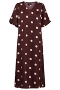 Dotti Dress | Plum Rose Big Dot | Kjole fra Liberté – nedsat