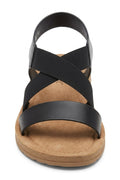 Crossed Sandals | Sort | Sandaler fra Lazy Bear – nedsat