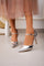Glänzende Pumps | Silber | Heels von Avery
