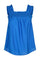 Callum Smock Strap Top 95958 | Clear blue | Top fra Co'couture