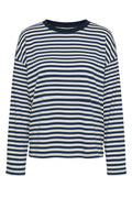 Soft Striped Long Sleeve | Navy – nedsat