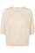 Rosetta SS Knit Blouse | Pristine | Bluse fra Esmé studio