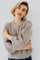 Grslulu Pullover 205507 | Silver Mink Melange | Strik fra Freequent