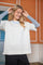 May Big Tee | Off White | Bluse fra Black Colour