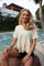 Fie Frill Blouse | Creme | Bluse fra Liberté