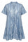 Kurzes schlichtes Kleid FL381-17 | Hellblau | Kleid von Lisen