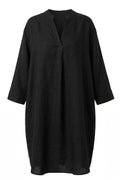 Maja Tunic | Black | Kjole fra Atelier C – nedsat