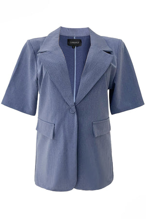 Freddy Ss Blazer | Denim Blue | Blazer fra Liberté