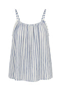 Sovana Stripe Strap top | Denim