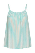 Sovana Stripe Strap top | Aqua Marine – nedsat