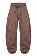Colette Balloon Fit Trousers | Camel – nedsat