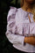 Heather Ls Tie Blouse | Pink Stripe | Bluse fra Liberté