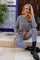 Alma Pant | Blue Creme Stripe | Bukser fra Liberté