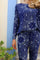 Alma Ls Top | Blue Scarf | Bluse fra Liberté