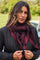 Imperial Scarf | Dark red combi | Tørklæde fra French Laundry