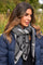 Imperial Scarf | Black Combi | Tørklæde fra French Laundry