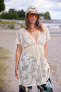 Lace Lancaster Beach Dress | Ecru
