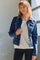 Molly Jacke | Dunkelblauer Denim | Jacke von French Laundry