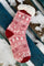 Flauschige Weihnachtssocke | Rosa | Weihnachtssocken von Lazy Bear