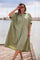Olive Oversize Dress | Kaki | Kjole fra Avery