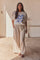 Striped Pants P9938 | Cream | Bukser fra Atelier C