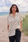 Bleu Belle Dot Shirt | Beige | Skjorte fra Atelier C