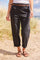 Cotton Frill Pants | Black | Bukser fra Atelier C
