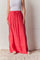 Eli Saa Solid Long Skirt | Red | Nederdel fra Atelier C