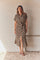 Mary Patterned Dress | Black | Kjole fra French Laundry